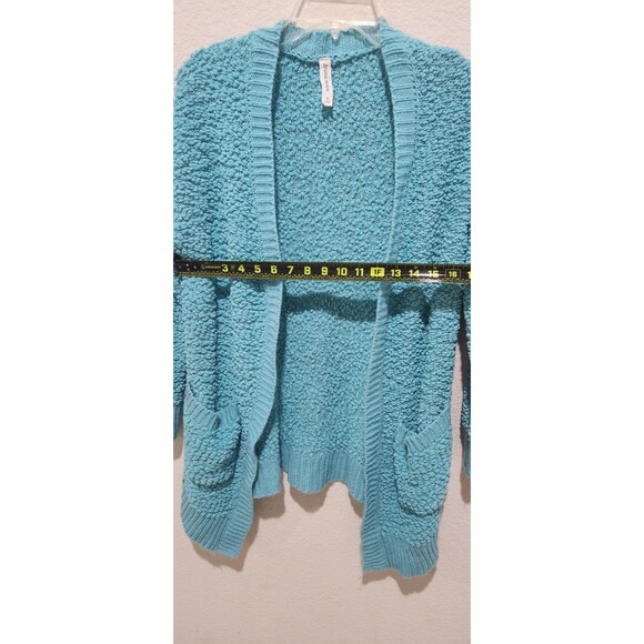 Zenana  Premium Cardigan Popcorn Sweater Soft Pockets Womens Size S - Picture 2 of 4